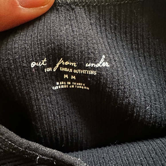 💓 Urban outfitters out from under black stretchy bodysuit top medium casual - Picture 2 of 2